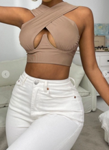 Load image into Gallery viewer, Angel&#39;s Cross Wrap Tank Top
