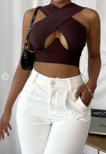 Load image into Gallery viewer, Angel&#39;s Cross Wrap Tank Top
